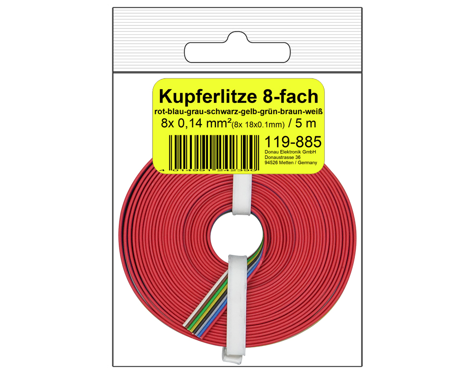 KUPFERSCHALT-LITZE 8