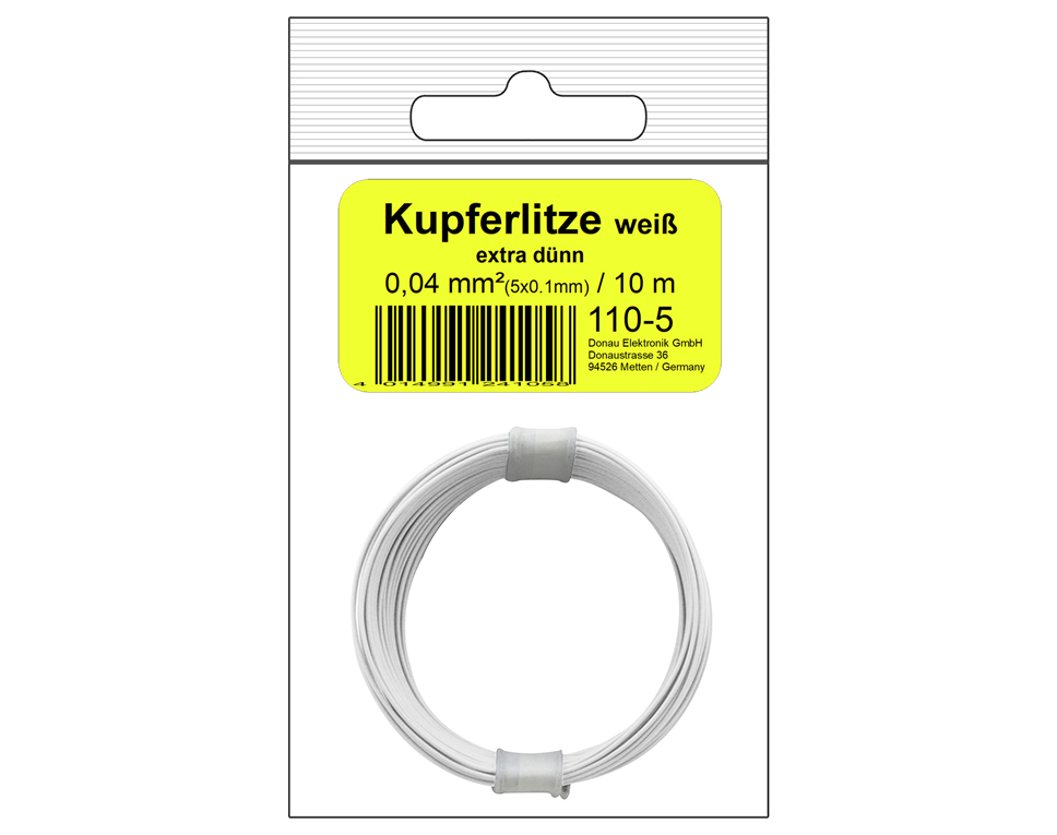KUPFER-LITZE 0,04 / 