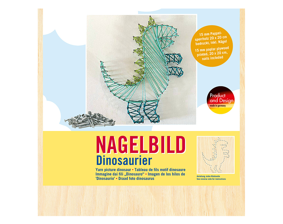 NAGELBILD "Dinosauri