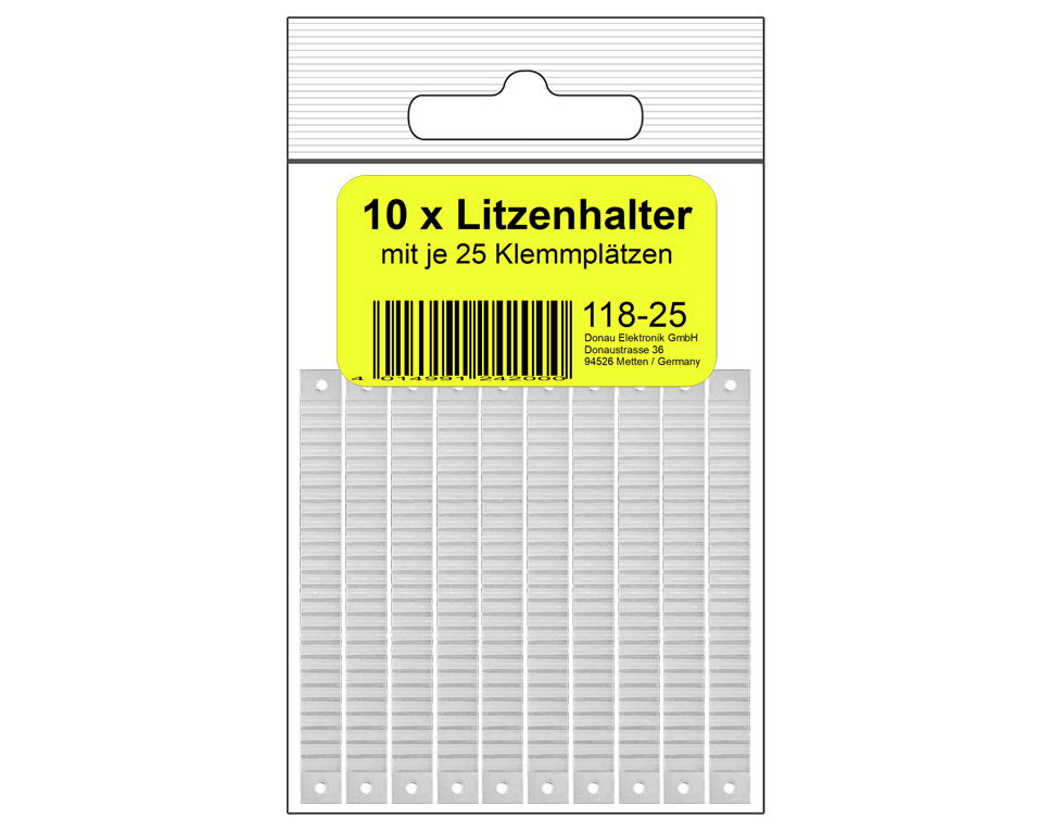 10 LITZENHALTER mit 
