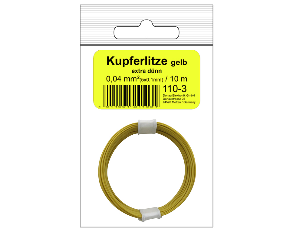 KUPFER-LITZE 0,04 / 