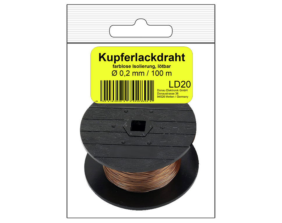 KUPFER LACKDRAHT 0,2